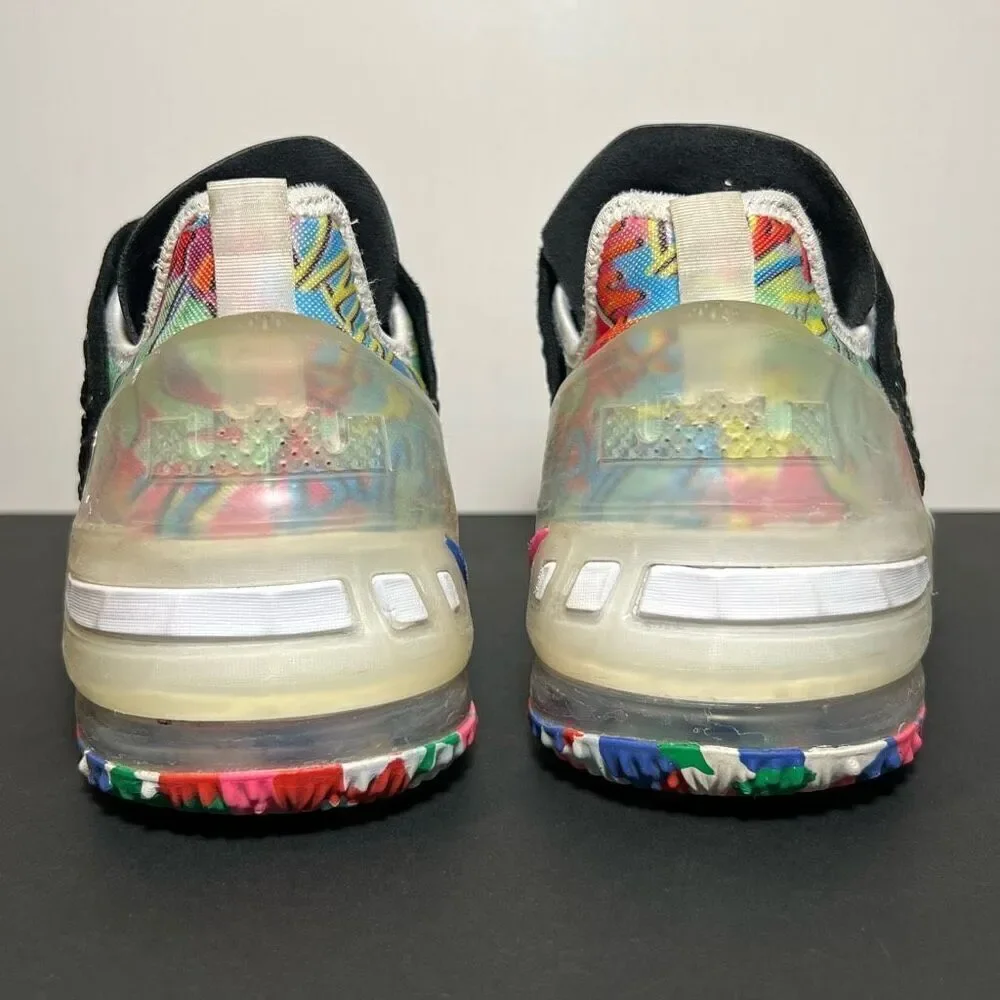 Kids NIKE LeBron XVIII 18 Multi Color Athletic Shoes / 6.5Y - 8 Womens
